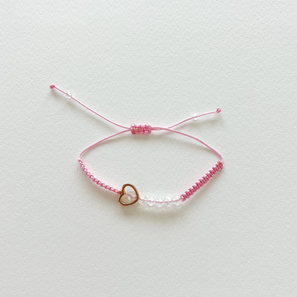 1 in 6 heart bracelet