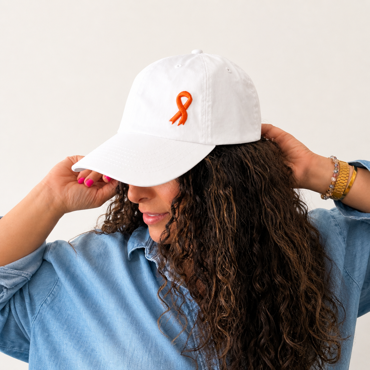 Awareness Ribbon Hat• Puff Embroidery | Infertile Tees